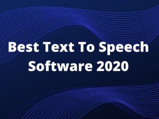 Best Text To Speech Software 2020