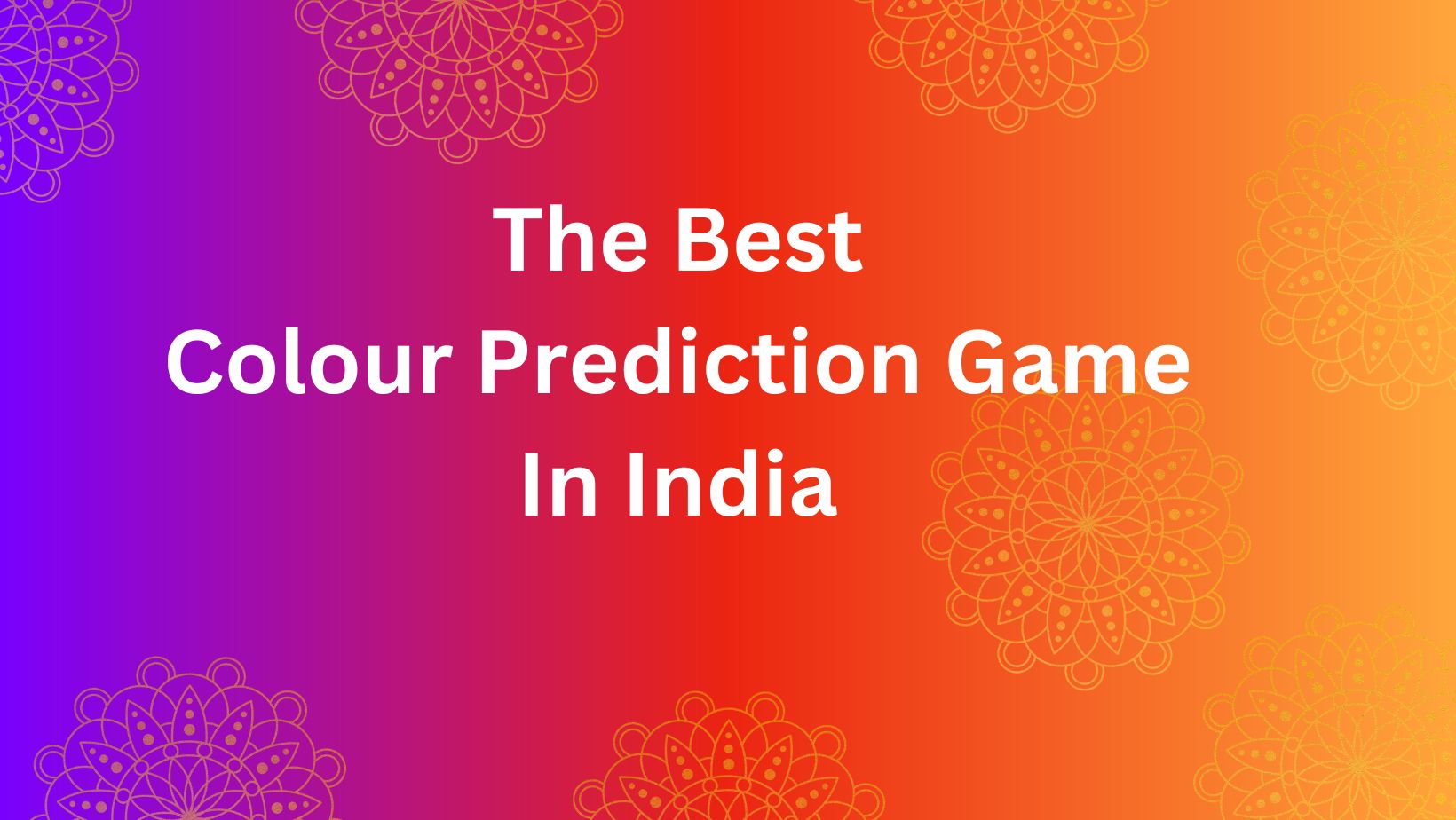 Best Colour Prediction